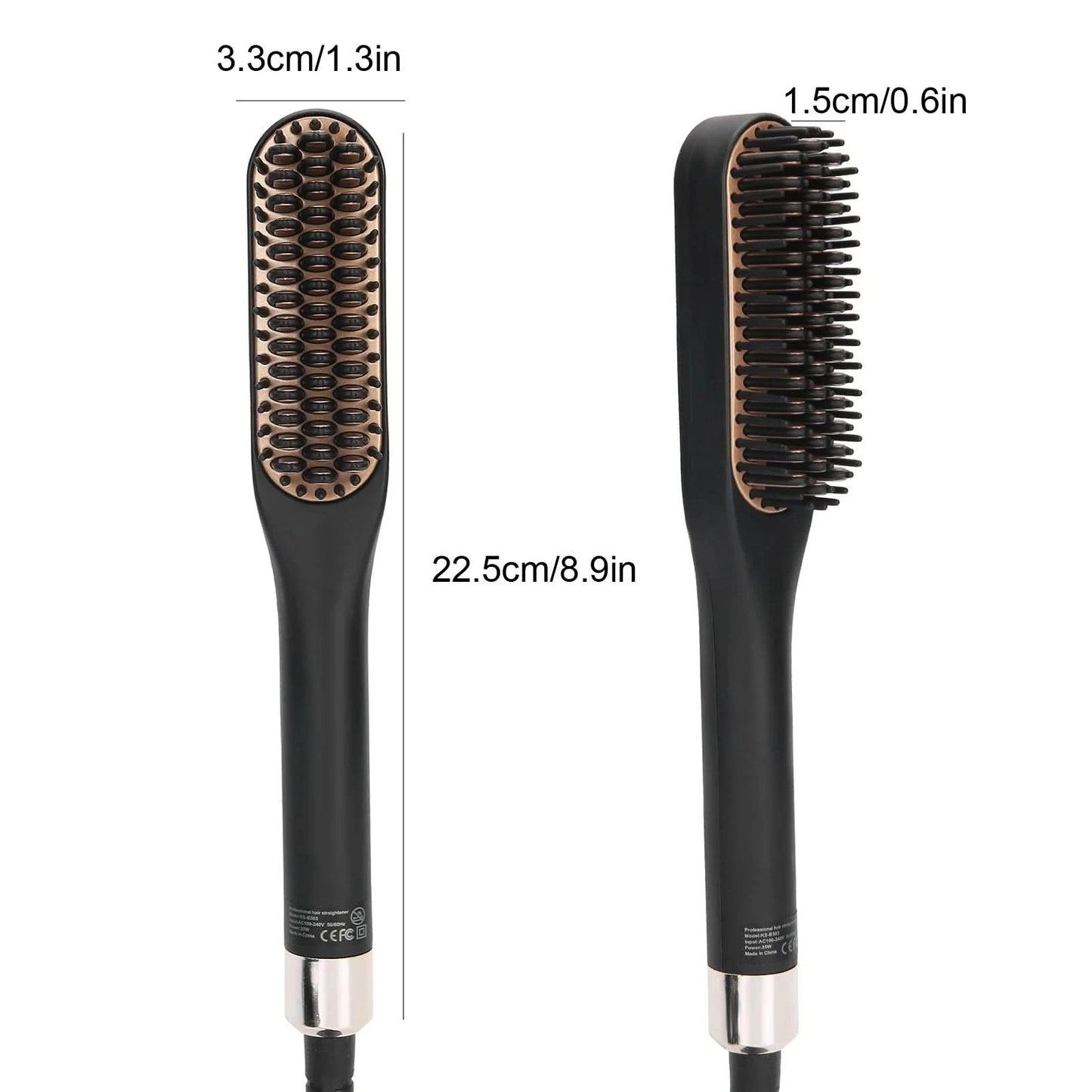 Electric Beard Straightening Comb Multifunctional Beard Straightener Brush Hair Styling Tool for Men - M & M Global