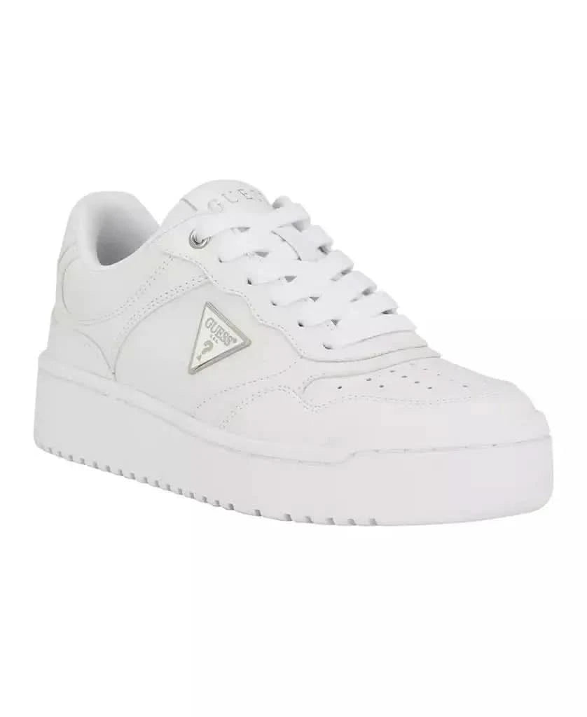 GUESS | Women's Miram Platform Lace-Up Court Sneakers - M & M Global
