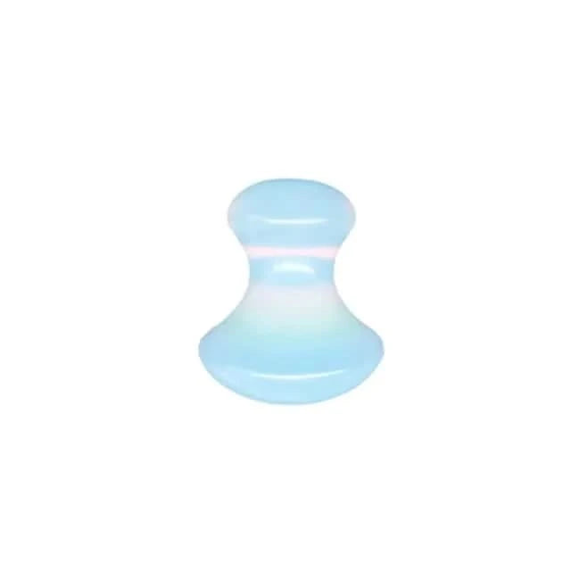 Opal Jade Massage Roller Gouache Scraper Set Natural Gouache Stone Face Lifting Tool Massager For Facial Gua Sha Anti Wrinkle - M & M Global