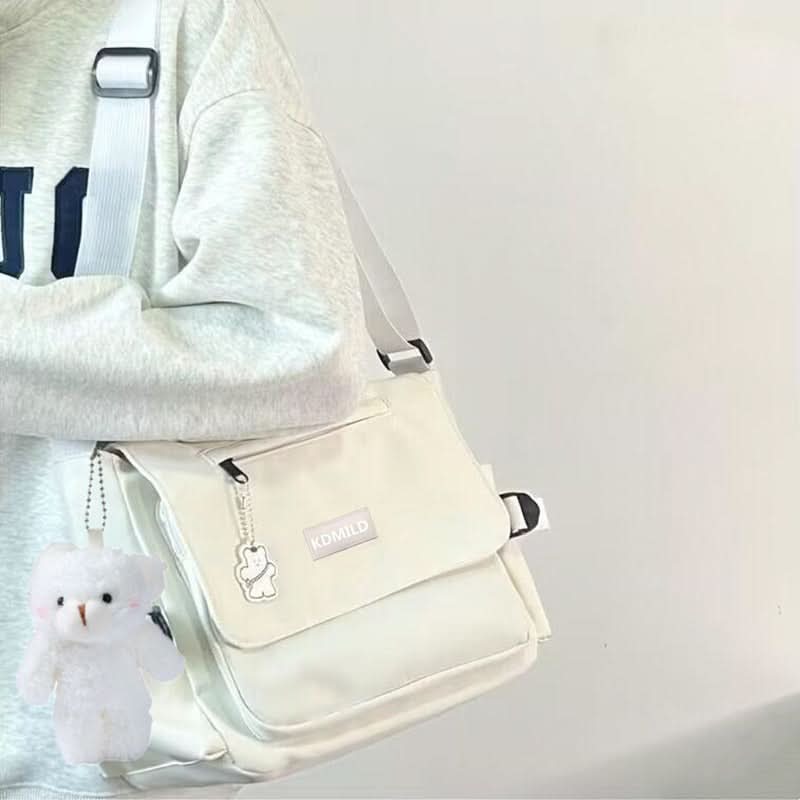 Women's Bag Korean Style Female Messenger Bags College Large Capacity Versatile Shoulder Bag Student School Bags Bolsos Sac - M & M Global