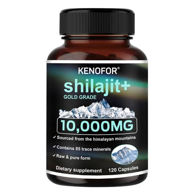 Himalaya Original Pure Shilajit Capsules, Naturally Enriched with Fulvic Acid and Over 85 Trace Minerals, Gluten Free Supplement - M & M Global