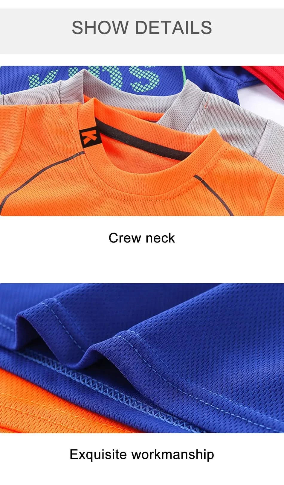 Children Summer Short Sleeve Football Basketball Suit Clothing Set Boy Girl Jersey Quick Drying Breathable Kids Sports Wear - M & M Global