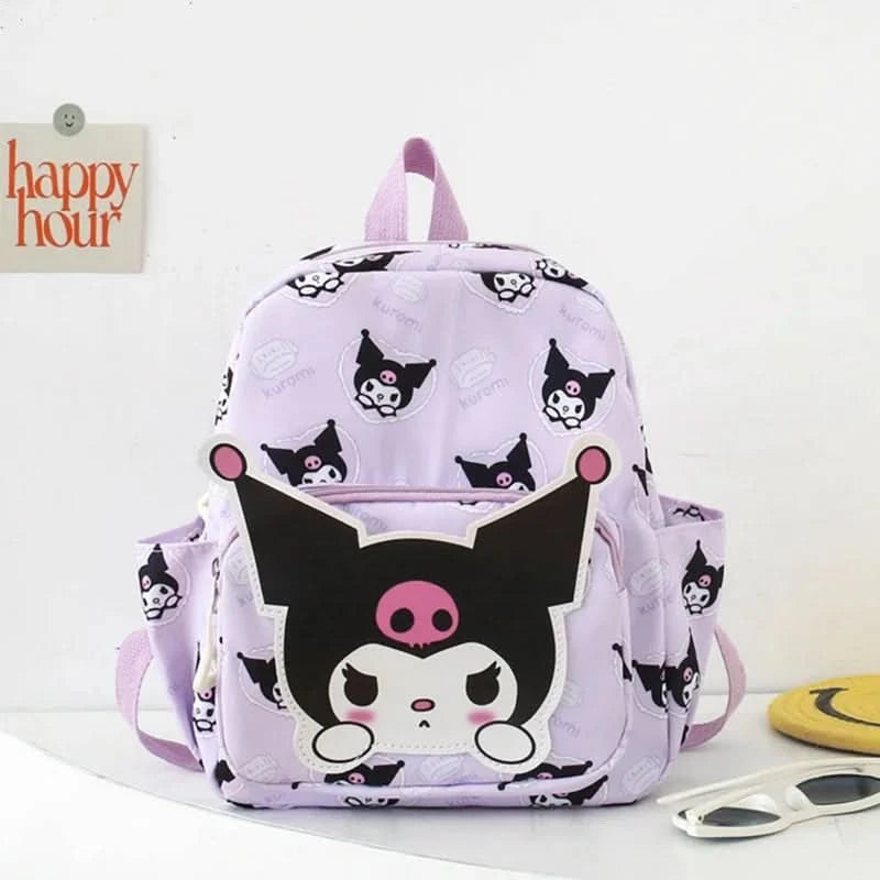 Kawaii Hello Kitty Kuromi Cinnamoroll Backpacks Cute Cartoon My Melody Pochacco Pompom Purin Anime Storage School Bag Sac A Dos - M & M Global