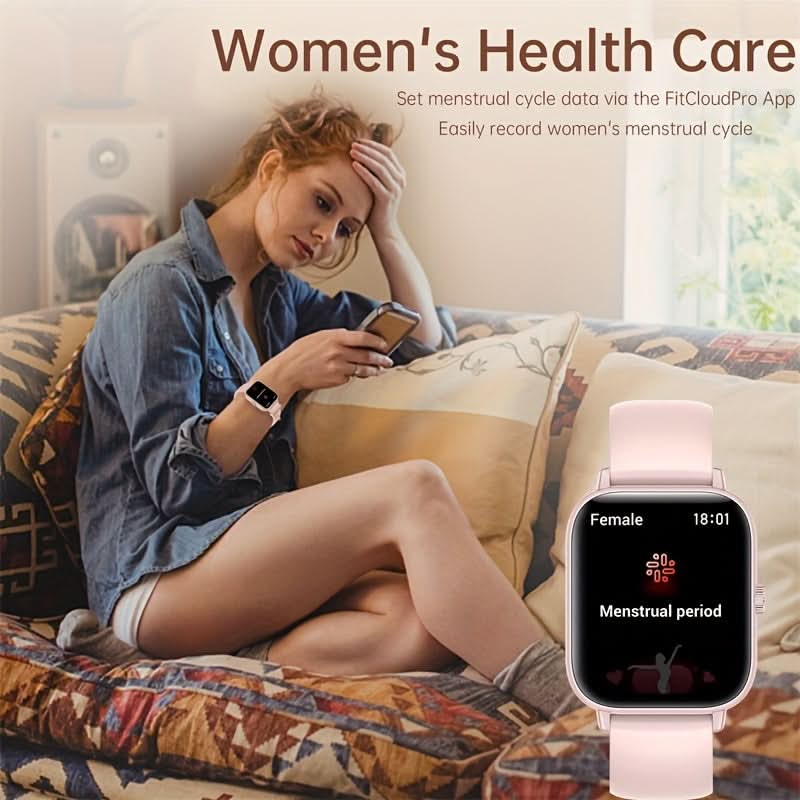 Dynamic UI Dials Smart Watch with 4.7cm HD Touch Screen, Wireless 5.2,Answer Calls, Sleep Tracking,Pedometer for Android Phones