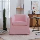 Stylish and Comfortable Pink Swivel Chair