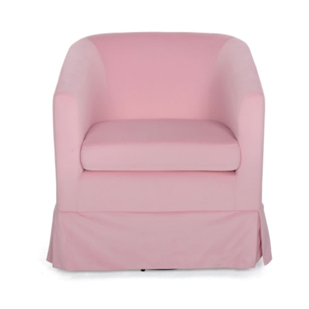 Stylish and Comfortable Pink Swivel Chair