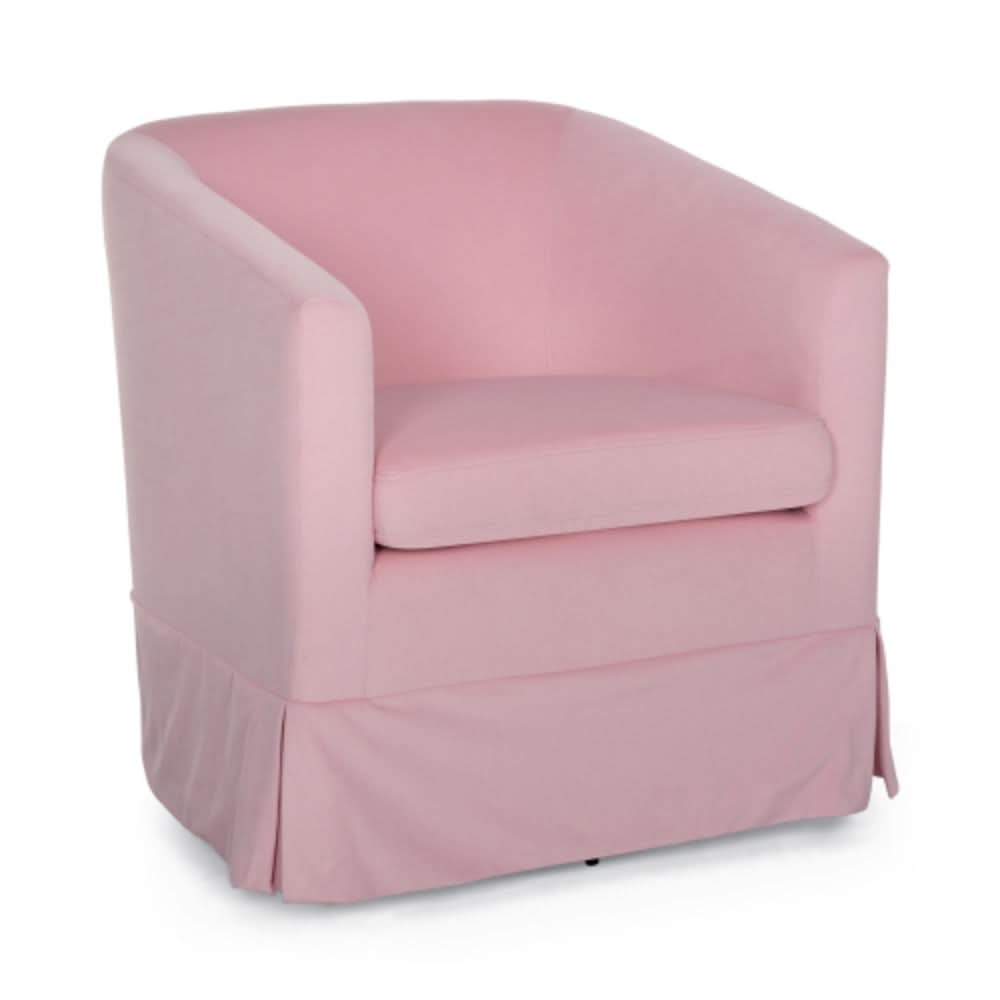 Stylish and Comfortable Pink Swivel Chair