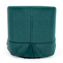 Stylish and Comfortable Green Swivel Chair