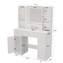 Smart Mirror Dressing Table with Drawers and Storage Cabinet