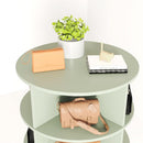 360 Degree Green Rotating Shoe Cabinet with 6 Layers