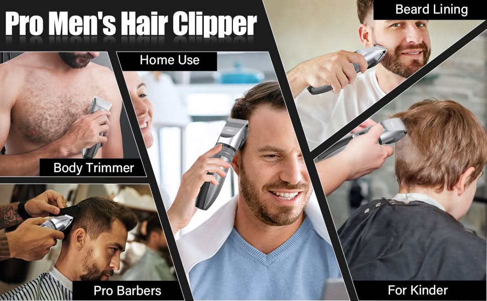 SEJOY Professional Trimmer Hair Clippers Cutting Beard Cordless Shaving Machine - M & M Global