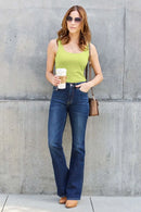 Basic Bae Full Size Square Neck Wide Strap Tank - M & M Global