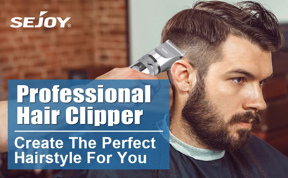 SEJOY Professional Trimmer Hair Clippers Cutting Beard Cordless Shaving Machine - M & M Global