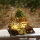 Pyramid Decoration Natural Crystal Gravel Energy Tower - M & M Global