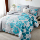 Floral bedding set with blue and white flowers on a bed in a bedroom.
Queen floral comforter set

Large floral print bedding

7-piece microfiber bedding set

All-season comforter

Brushed microfiber comforter

Luxury bed set for queen bed

Fade-resistant bedding

Machine washable comforter

Elegant bedroom décor set

Gift bedding set for holidays