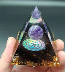 Pyramid Decoration Natural Crystal Gravel Energy Tower - M & M Global
