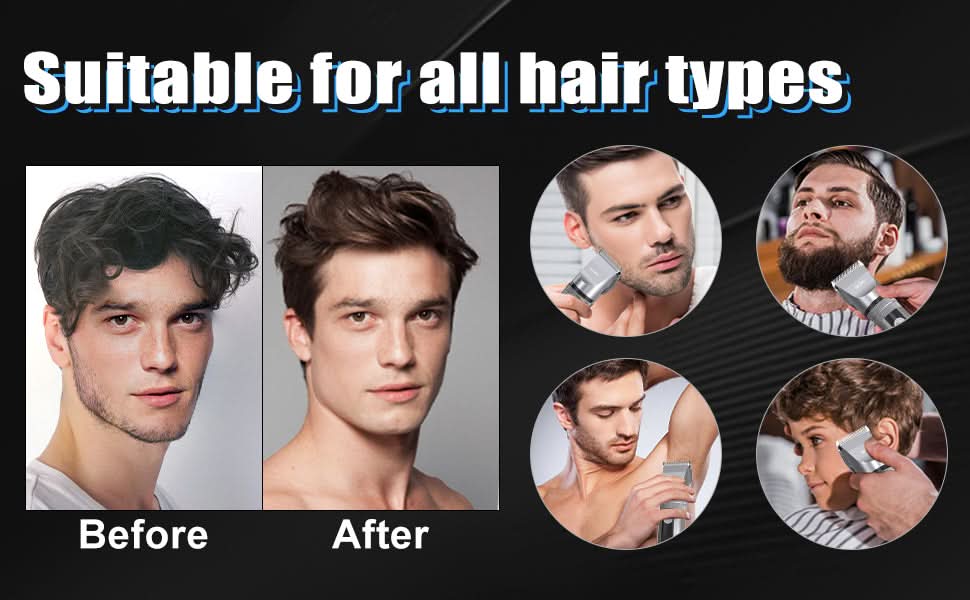 SEJOY Professional Trimmer Hair Clippers Cutting Beard Cordless Shaving Machine - M & M Global