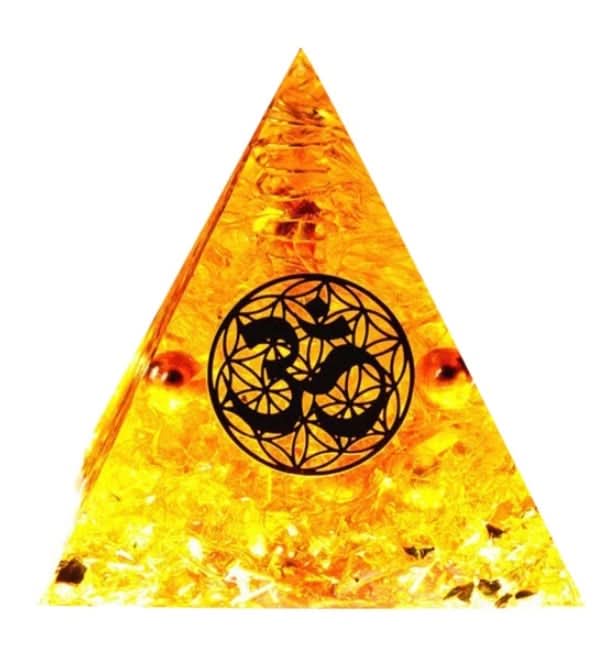 Pyramid Decoration Natural Crystal Gravel Energy Tower - M & M Global