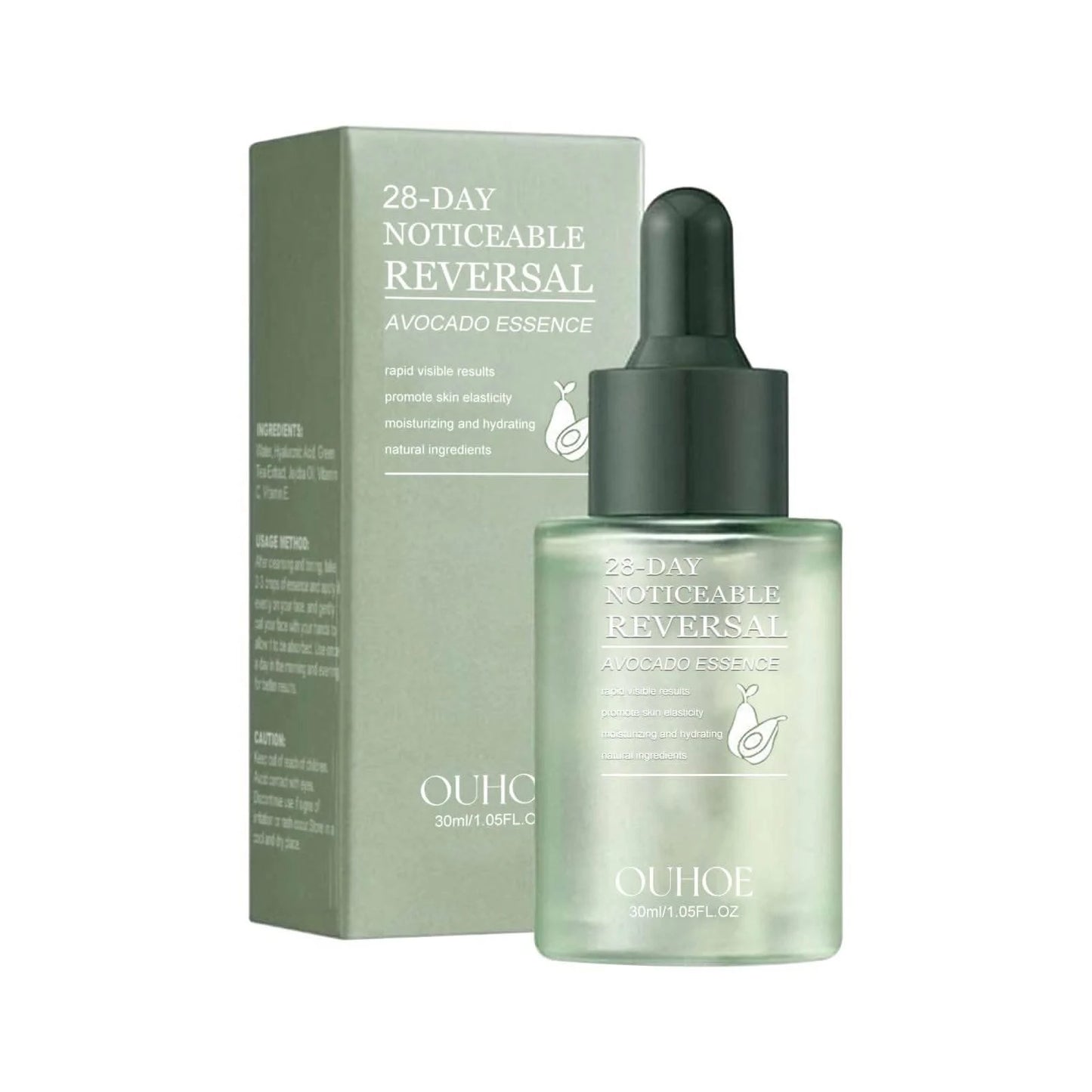 Avocado Essence Softening Moisturizing Hydrating Promote Skin Elasticity Brighten Exfoliate Reduce Clogged Acne Face Care Serum - M & M Global