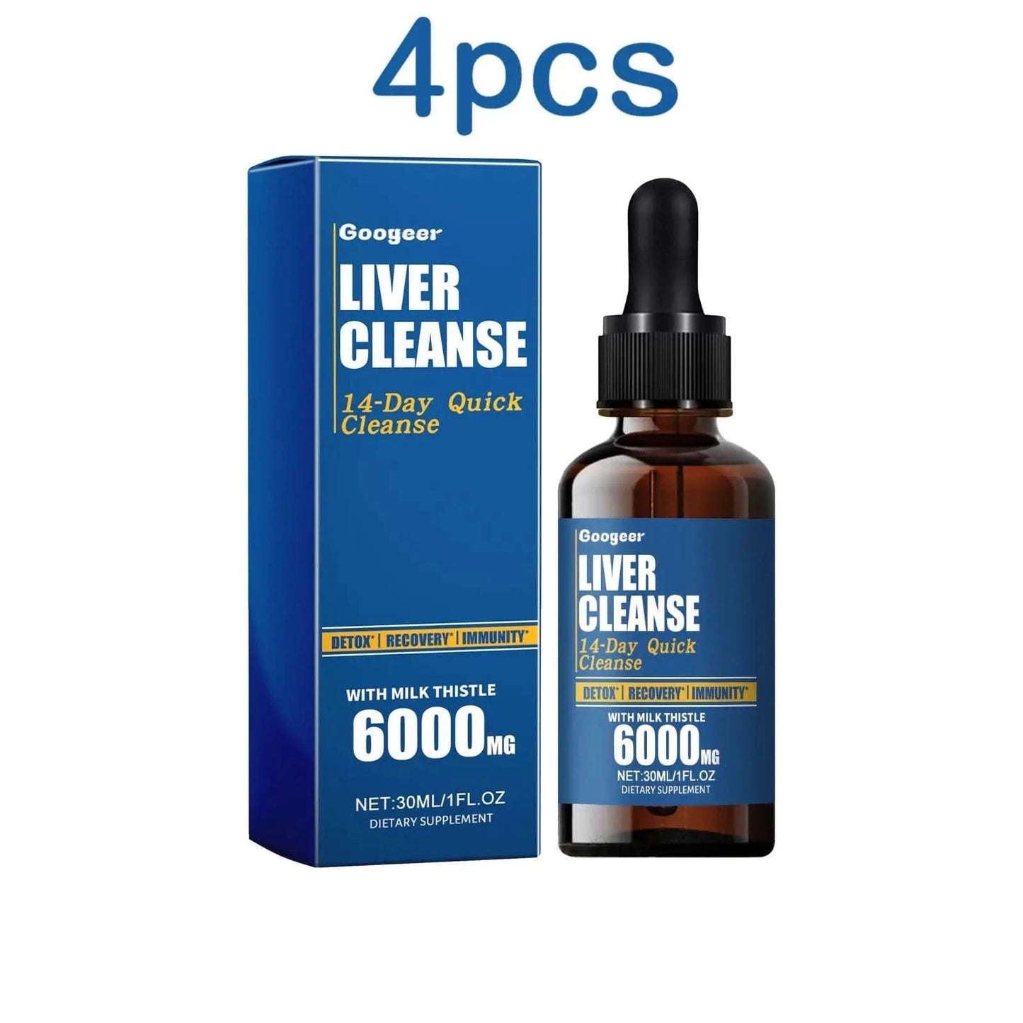Googeer 30ml Dietary Supplement Drops Support Immunity Relieve Fatigue Stress Relaxing Body Liver Healthy Care Oral Drops - M & M Global