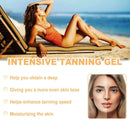 Hoygi 150g Sunless Tanning Gel Self Tanner Face Body Natural Tanning Accelerator Bronzer Moisturizing Sunbed Self Fake Tan Gel - M & M Global