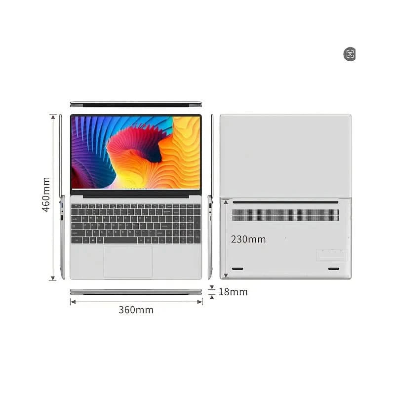 Notebook 15.6 inch  32GB Ram DDR4 2TB SSD Windows 11 10  Laptop Gamer Intel N5095  Office Computer Backlit Fingerprint