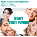 Eelhoe 50g 5 Days Teeth Whitening Powder Tooth Cleaning Oral Hygiene Remove Stains Tartar Plaque Brighten Dental Cleaning Powder - M & M Global