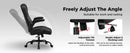 Office Chair: High Back Ergonomic W/ 3D Adjustable Lumbar, Headrest, Footrest, Reclining Mesh & Linkage Armrest