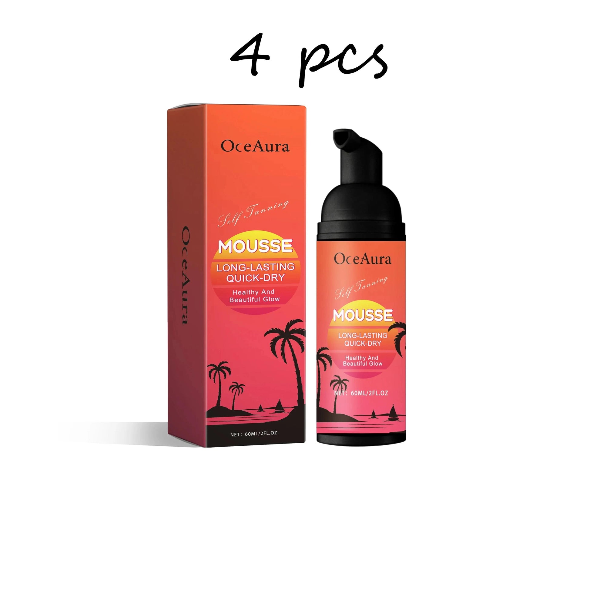 Oceaura Sunless Tanning Lotion Repair Sun Damaged Bronzer Skin Moisturizing Improve Luster Smoothing Natural Tanning Mousse - M & M Global