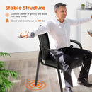 JHK Leather Waiting Room Chairs No Wheels,Guest Chair with Padded Arm Office Guest Chair Conference Room Lobby Table
