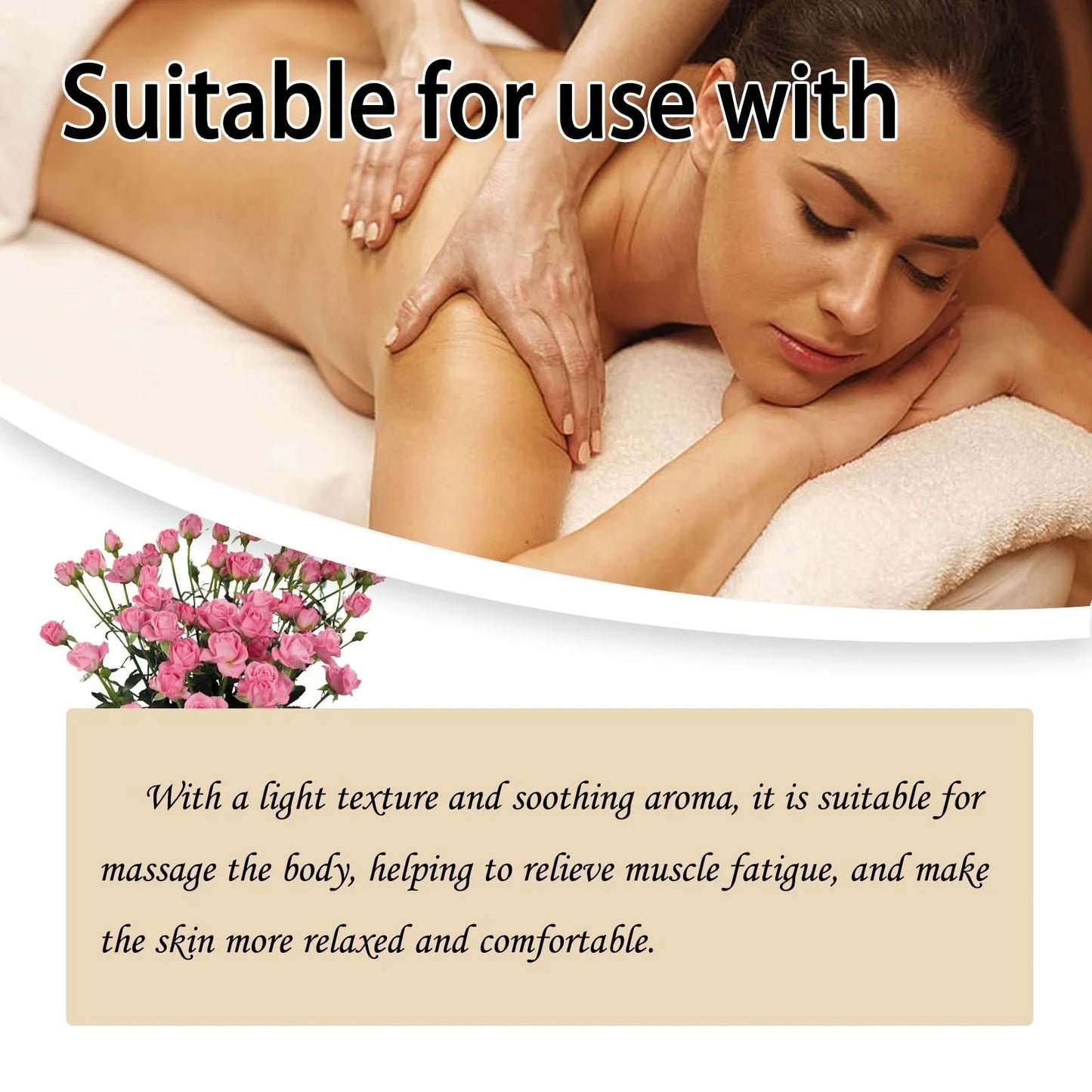 Oceaura Cake Body Oil Relief Soreness Relax Stress and Anxiety Moisturizing Smoothing Improve Elasticity Body Skin Care Oil - M & M Global