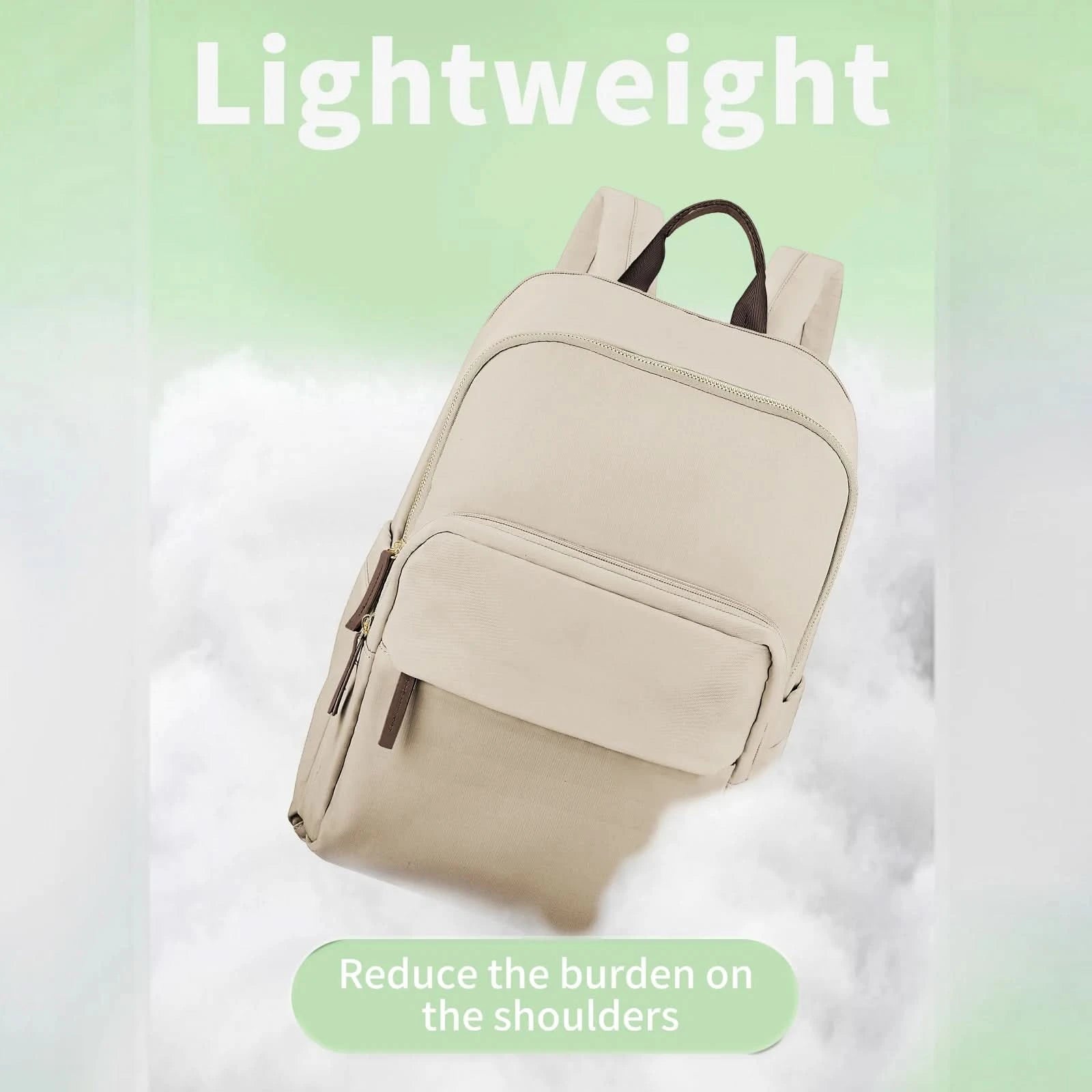 New Simple Large Capacity Backpack Women Travel Business Teacher Backpack Laptop Shoulder Bag Girl School Student Backpack Purse - M & M Global