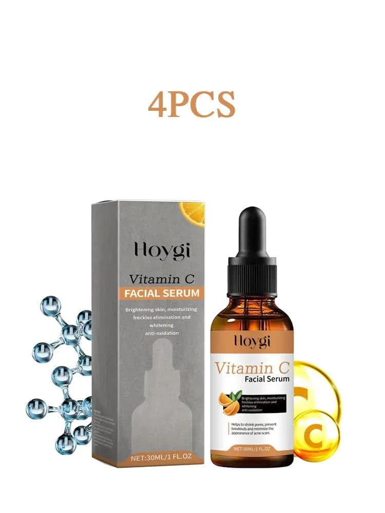 Hoygi 30ml Vitamin C Glowing Facial Serum Dark Spots Remover Melanina Moisturizing Nourish Brightening Facial Repair Skin Serum - M & M Global