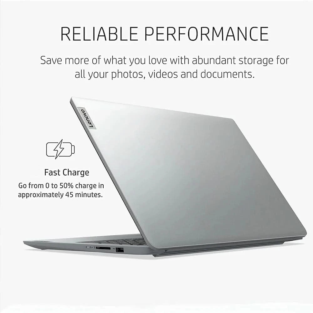Lenovo Ideapad 1i 15.6" Business Laptop, Intel Celeron N4500, Up to 20GB RAM, 128GB eMMC+1TB PCIe SSD, WiFi 6, 1-Year Office 365