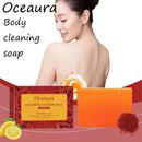 Oceaura Body Bathing Soap Bar Gentle Cleaning Dirts Prevent Dryness Oil Control Improve Roughness Glowing Body Clean Soap Bar - M & M Global