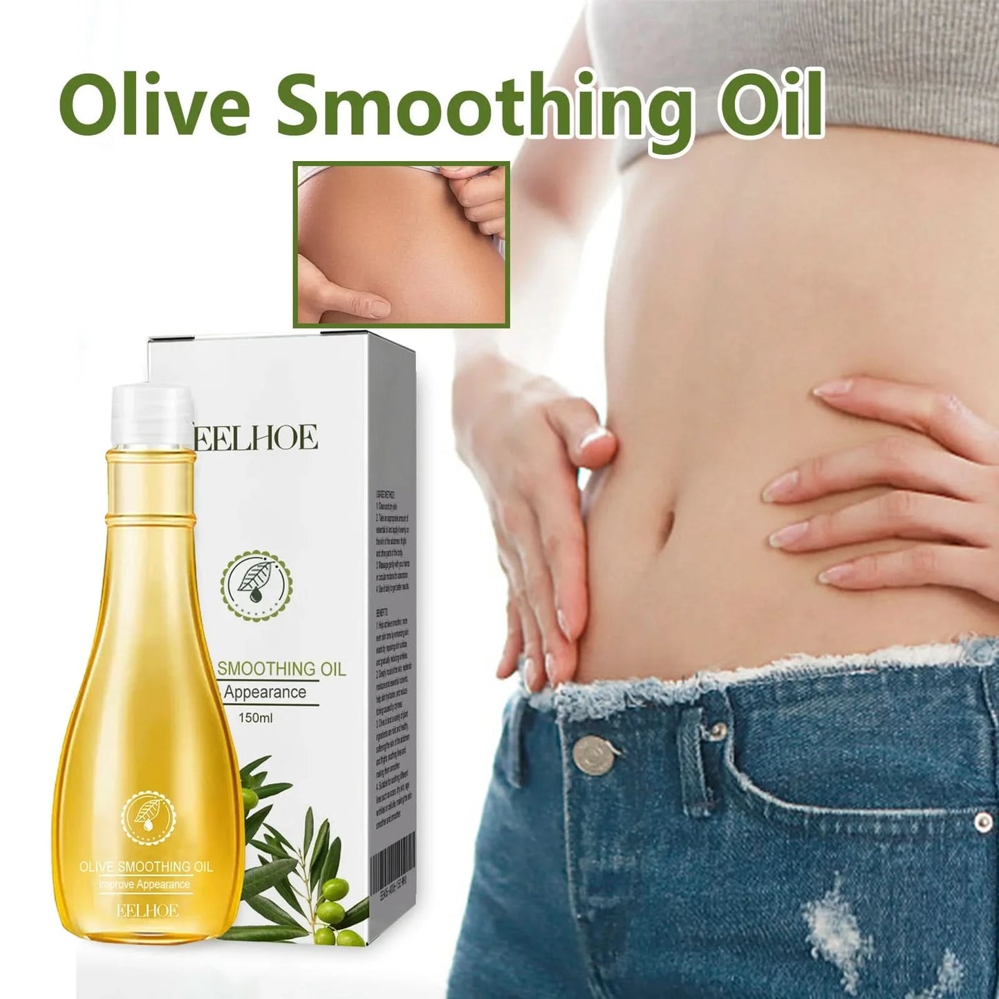 EELHOE Olive Skin Care Oil Temperature and Moisturizing Softening Firming Skin Nourishing Body Skin Care Oil Multi-Purpose Care - M & M Global
