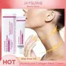 Jaysuing Hydrolyzed Collagen Neck Cream Smooths and Lightens Wrinkles Swan Neck Moisturizer Fine Lines Anti Aging and Whitening - M & M Global