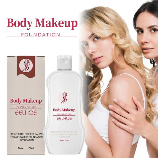 Eelhoe Body Makeup Liquid Foundation Lightening Skin Spots Tattoo Defects Natural Setting Moisturize Lasting Foundation Make Up - M & M Global