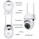 8MP Wifi IP Wireless Security Surveillance PTZ Camera 4X Zoom Cameras Tracking Two-way Audio HD Night Color Cam - M & M Global
