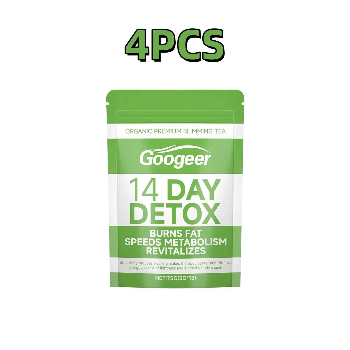 75g Googeer Slimming Weight Loss Detoxification Tea Body Detox Accelerate Fat Burn Organic High Quality Slimming Care Tea - M & M Global