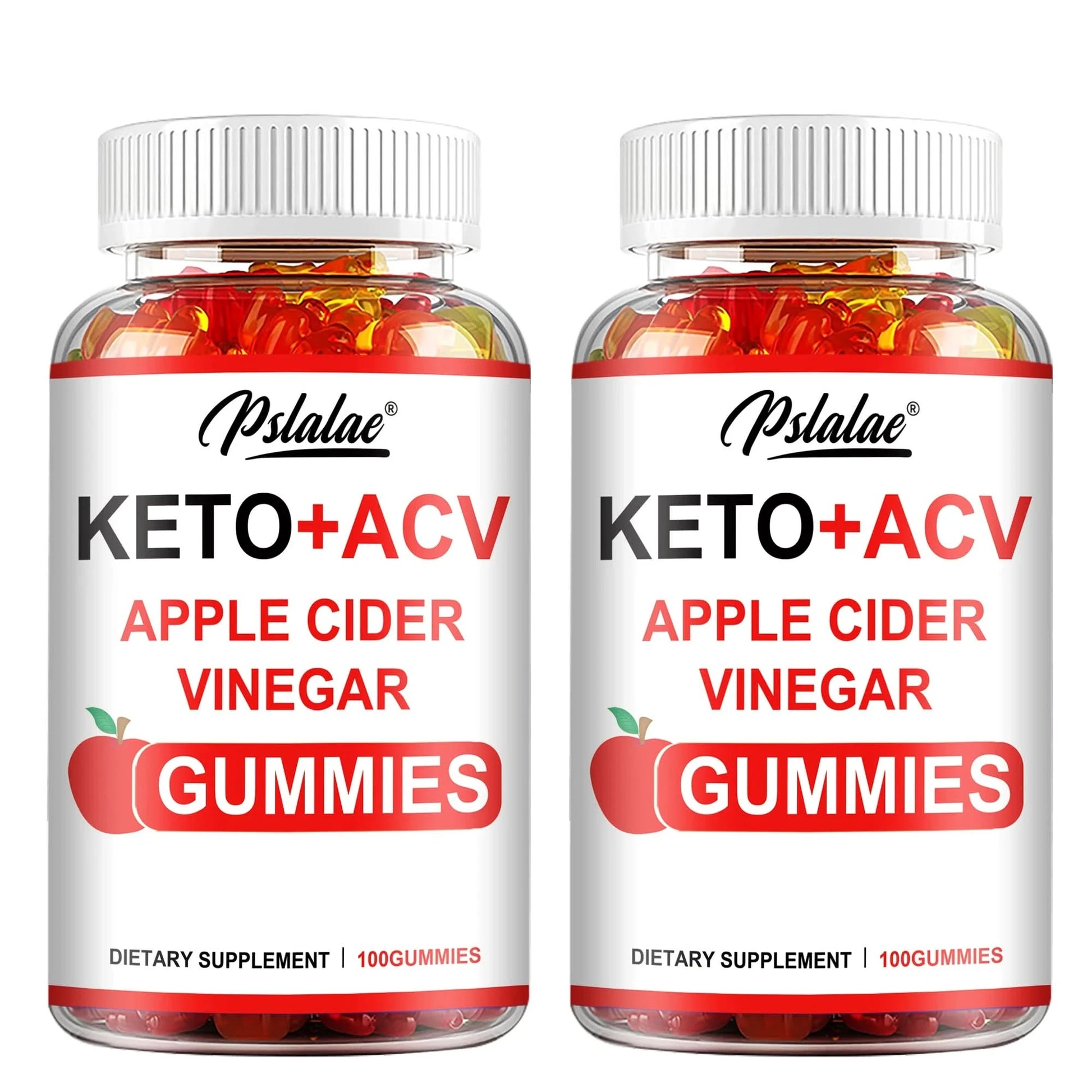 Keto + Acv Gummies - Healthy Weight Management, Accelerated Fat Burning, Whitening Skin - 100 Gummies - M & M Global