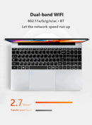 15.6 inch Portable i7 Laptop Fingerprint Unlock Notebook 16GB 1TB Windows 11 Gaming Laptops Computer Intel i7-8500Y Notebook PC