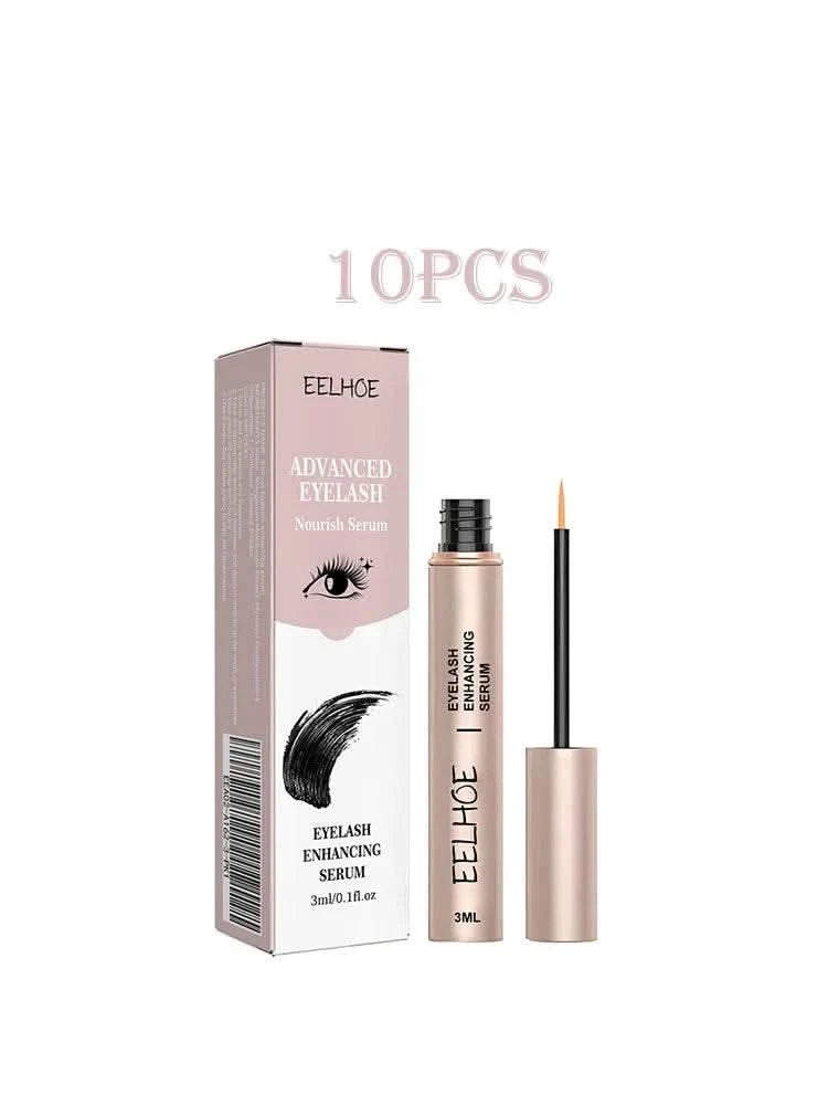 Eelhoe 3ml Eyelash Growth Serum Strengthen Eye Lash Curl Lengthening Makeup Enhancer Lash Eyebrow Fuller Thicken Eyelash Serum - M & M Global