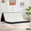 JHK Three Fold Portable Floor Bed,Certified By CertiPUR-US,Suitable For Travel,Camping,And Yoga,Soft Touch And Flexible Zipper