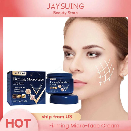 Anti-Wrinkle Micro-face Cream Moisturizer Nourishing Skin Improve Anti-aging Fade Fine Lines V Face Firming Massage Cream - M & M Global