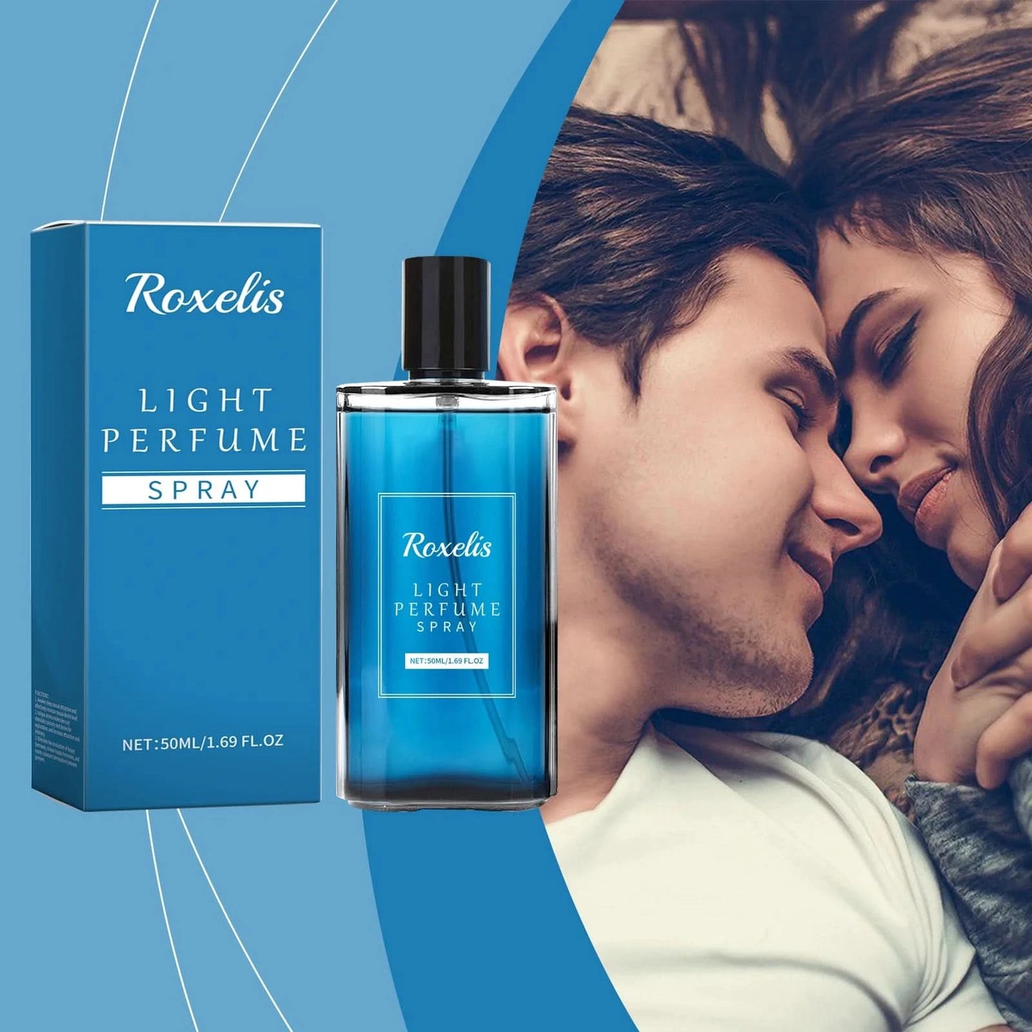 Roxelis Pheromone Light Perfume Spray For Men Lasting Fragrance Scent Of Fresh Natural Elegant Release Charming Dating Perfume - M & M Global
