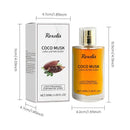 Roxelis 50ml Coco Musk Perfume Charming Cologne Lasting Pheromone Fragrance Freshing Dating Atmosphere Flirting Attract Perfume - M & M Global