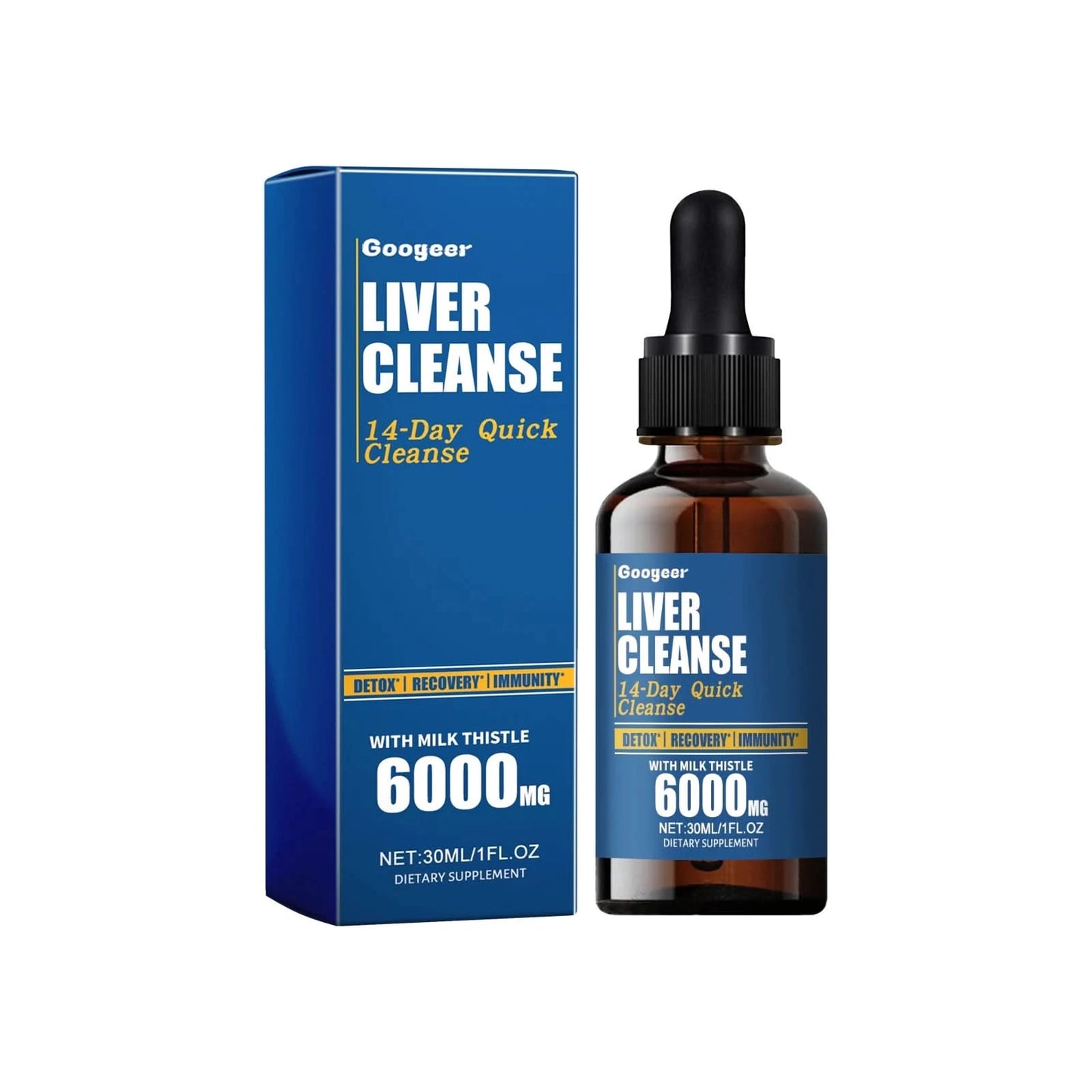 Googeer 30ml Dietary Supplement Drops Support Immunity Relieve Fatigue Stress Relaxing Body Liver Healthy Care Oral Drops - M & M Global