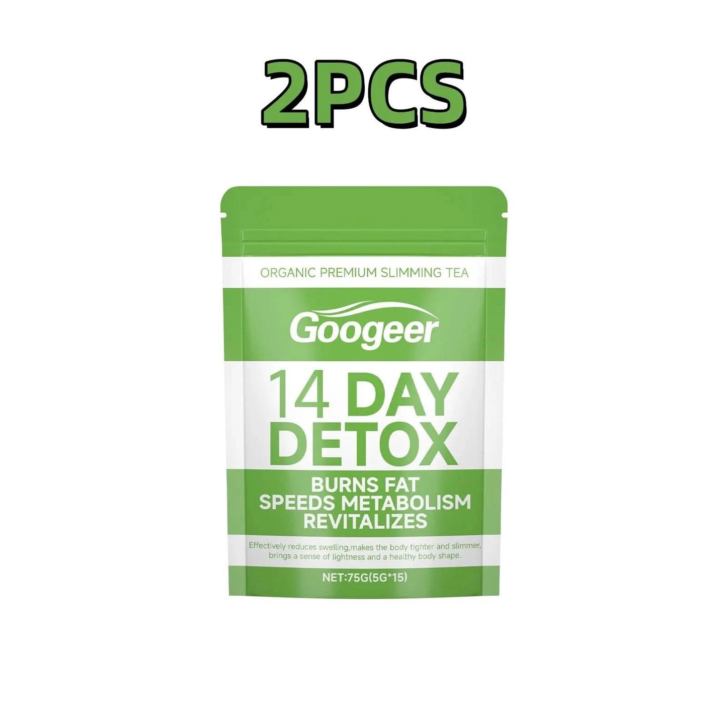 75g Googeer Slimming Weight Loss Detoxification Tea Body Detox Accelerate Fat Burn Organic High Quality Slimming Care Tea - M & M Global
