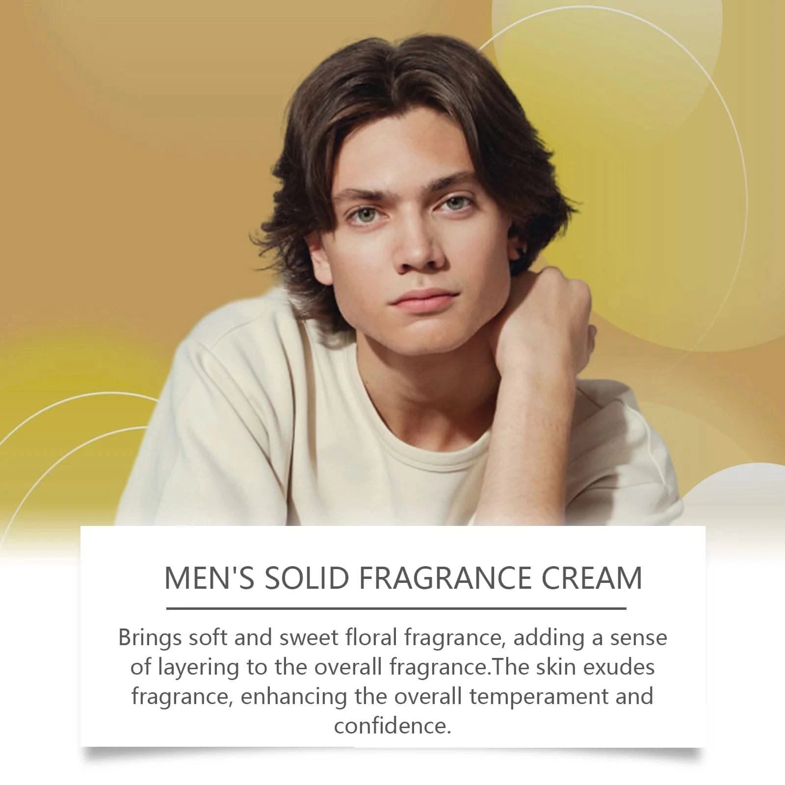 East Moon Men Perfume Solid Balm Stick Non-greasy Woody Scent Charming Portable Design Bussiness Pheromone Perfume Solid Balm - M & M Global